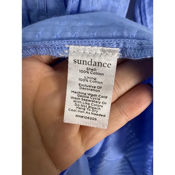 Sundance NWT Women’s Periwinkle Embroidered Sonata Easy Dress size Small - Picture 8 of 9